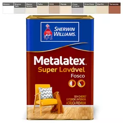 Tinta Metalatex Super LavÁvel 18 Litros Sherwin Wi... - FLUZÃO CONSTRUÇÃO
