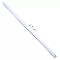 CANALETA PARA FIOS BRANCA POLIESTIRENO 20X20X2000M - FLUZÃO CONSTRUÇÃO
