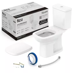 ROCA KIT VASO SANITÁRIO COM CAIXA ACOPLADA E ASSEN... - FLUZÃO CONSTRUÇÃO