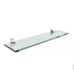 PRATELEIRA 10X20 DE VIDRO RETO INCOLOR 8MM COM SUP... - FLUZÃO CONSTRUÇÃO