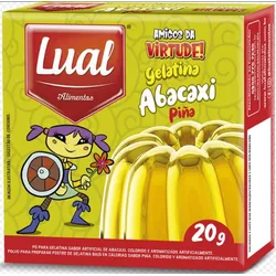 GELATINA LUAL ABACAXI 20 G - PADRÃO FONZAR