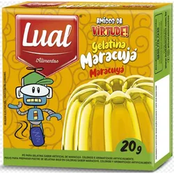 GELATINA LUAL MARACUJÁ 20 G - PADRÃO FONZAR