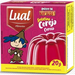 GELATINA LUAL CEREJA 20 G - PADRÃO FONZAR