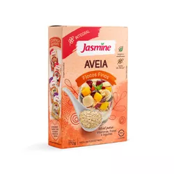 AVEIA EM FLOCOS FINOS INTEGRAL JASMINE 170 G - PADRÃO FONZAR