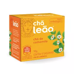 CHÁ LEÃO FUZE CAMOMILA 10G 10 SACHÊS - PADRÃO FONZAR