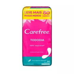 PROTETOR DIÁRIO CAREFREE TODO DIA SEM PERFUME 80 U... - PADRÃO FONZAR