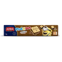 RECHEADO ADRIA PLUGADOS QUADRADO CHOCOLATE 130 G - PADRÃO FONZAR