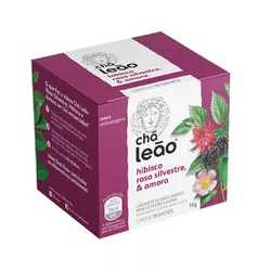 CHÁ LEÃO HIBISCO, AMORA & ROSA-SILVESTRE ENVELOPAD... - PADRÃO FONZAR