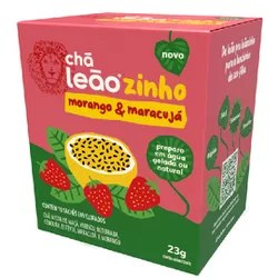 CHÁ LEÃO KIDS MORANGO & MARACUJÁ 23 G COM 10 SACHÊ... - PADRÃO FONZAR