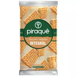 BISCOITO SALGADO PIRAQUÊ INTEGRAL 138 G (6X23G) - PADRÃO FONZAR