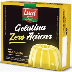 GELATINA LUAL ZERO AÇÚCAR MARACUJA 12 G - PADRÃO FONZAR