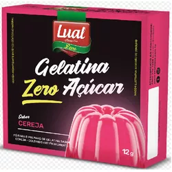 GELATINA LUAL ZERO AÇUCAR CEREJA 12 G - PADRÃO FONZAR