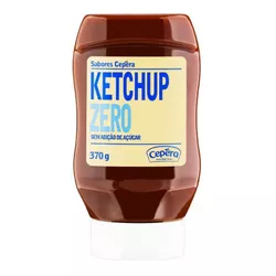 KETCHUP ZERO AÇÚCAR SABORES CEPERA SQUEEZE 370 G - PADRÃO FONZAR