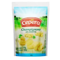 CHAMPIGNON EM CONSERVA INTEIRO CEPERA SACHÊ 170 G - PADRÃO FONZAR