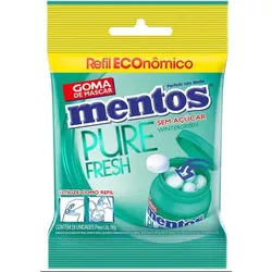 MENTOS PURE FRESH WINTERGREEN REFIL 56 G ( BAG ) - PADRÃO FONZAR