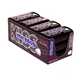MENTOS KISS MENTA FORTE LATA 420 G (DP 12 X 35 G) ... - PADRÃO FONZAR