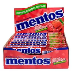 MENTOS STICK FRUTAS VERMELHAS 14 BALAS 600 G (DP 1... - PADRÃO FONZAR