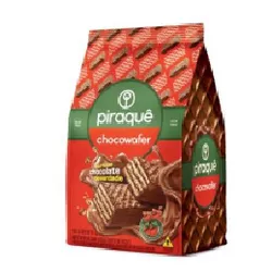 CHOCOWAFER PIRAQUE RECHEADO COBERTO COM CHOCOLATE ... - PADRÃO FONZAR
