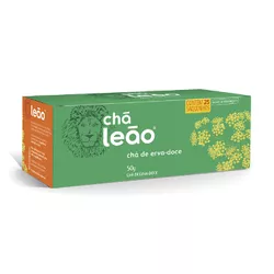 CHÁ LEÃO FUZE ERVA DOCE 50 G COM 25 SAQ. - PADRÃO FONZAR