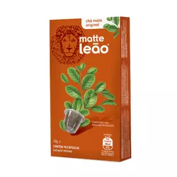 CÁPSULAS DE CHÁ MATTE LEÃO NATURAL 30 G COM 10 - PADRÃO FONZAR