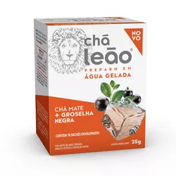 CHÁ GELADO MATE COM GROSELHA NEGRA ENVELOPADO 25 ... - PADRÃO FONZAR