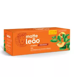 CHÁ MATTE LEÃO PESSEGO 40 G C/ 25 SAQ - PADRÃO FONZAR