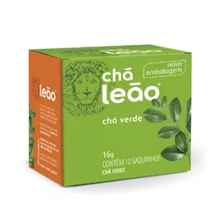 CHÁ LEÃO VERDE FUZE 16 G C/ 10 SAQ. - PADRÃO FONZAR