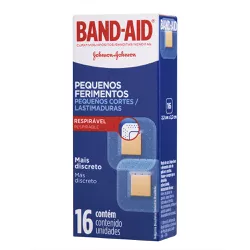 CURATIVO BAND-AID PEQUENOS FERIMENTOS 16 UN - PADRÃO FONZAR