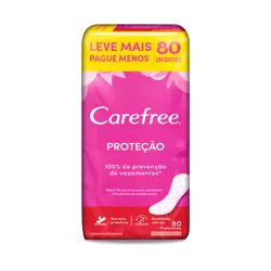 PROTETOR DIÁRIO CAREFREE PROTEÇÃO COM PERFUME 80 U... - PADRÃO FONZAR