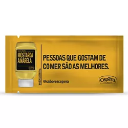 MOSTARDA AMARELA CEPERA SACHET 175X7G - PADRÃO FONZAR