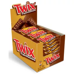 TWIX TRIPLO CHOCOLATE 720 G (DP 18X40 G) - PADRÃO FONZAR