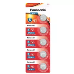 BATERIA PANASONIC BOTÃO COM 5 UNIDADES - PADRÃO FONZAR