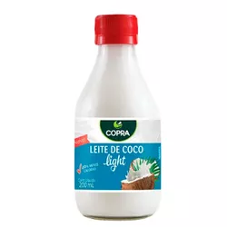 LEITE DE COCO LIGHT VIDRO 200 ML - COPRA - PADRÃO FONZAR
