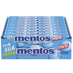 MENTOS STICK MINT 11 BALAS 472 G (DP 16 X 29.5 G) - PADRÃO FONZAR