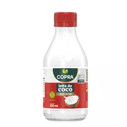 LEITE DE COCO VIDRO 200 ML - COPRA - PADRÃO FONZAR