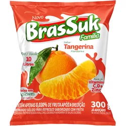 REFRESCO BRASSUK TANGERINA 300 G - PADRÃO FONZAR