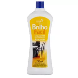 CERA LIQUIDA BRILHO FACIL AMARELA 750 ML - PADRÃO FONZAR