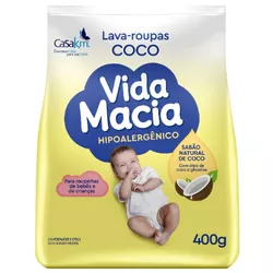 LAVA ROUPAS EM PO COCO VIDA MACIA 400 G (9248) - PADRÃO FONZAR