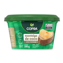 MANTEIGA DE COCO 200 G - COPRA - PADRÃO FONZAR