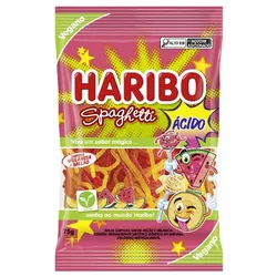 BALA DE GELATINA SPAGHETTI MELAO E MELANCIA 75 G - PADRÃO FONZAR