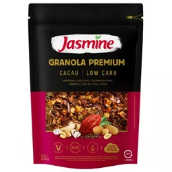 GRANOLA PREMIUM CACAU LOW CARB JASMINE 200 G - PADRÃO FONZAR
