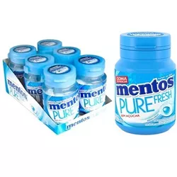 MENTOS PURE FRESH MINT GARRAFA AZUL (DP 6 X 56 G) - PADRÃO FONZAR