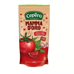 MOLHO DE TOMATE TRADICIONAL MAMMADORO CEPERA SACHE... - PADRÃO FONZAR