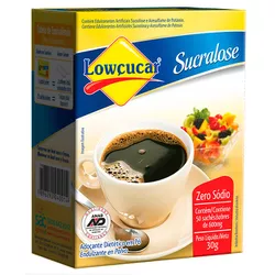 ADOÇANTE LOWÇUCAR SUCRALOSE SACHÊ 50X0,6 G - PADRÃO FONZAR