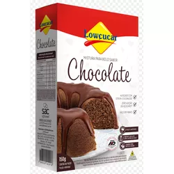 BOLO LOWÇUCAR SABOR CHOCOLATE ZERO AÇUCAR 150 G - PADRÃO FONZAR