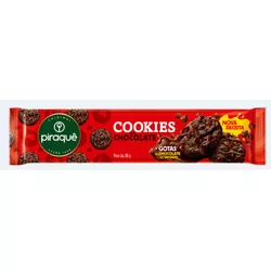 COOKIES PIRAQUE CHOCOLATE 80 G - PADRÃO FONZAR