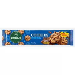 COOKIES PIRAQUE ORIGINAL BAUNILHA 80 G - PADRÃO FONZAR