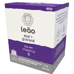 CHA LEAO AÇAI + GUARANA VITAMINICO 20 G C/ 10 SQ. - PADRÃO FONZAR
