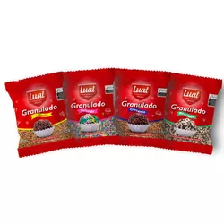 GRANULADO CHOCOLATE MACIO LUAL 120 G - PADRÃO FONZAR