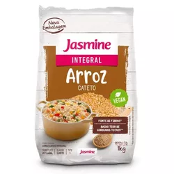 ARROZ CATETO INTEGRAL JASMINE 1 KG - PADRÃO FONZAR